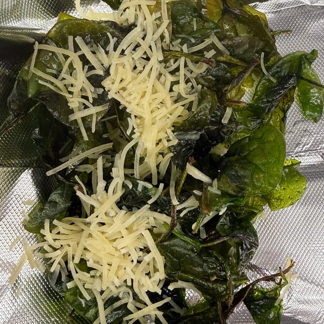 Flash Fried Spinach.