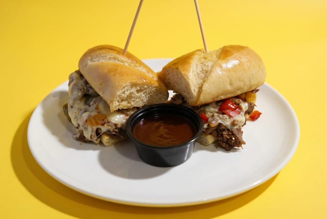 Philly Cheesesteak Grinder.