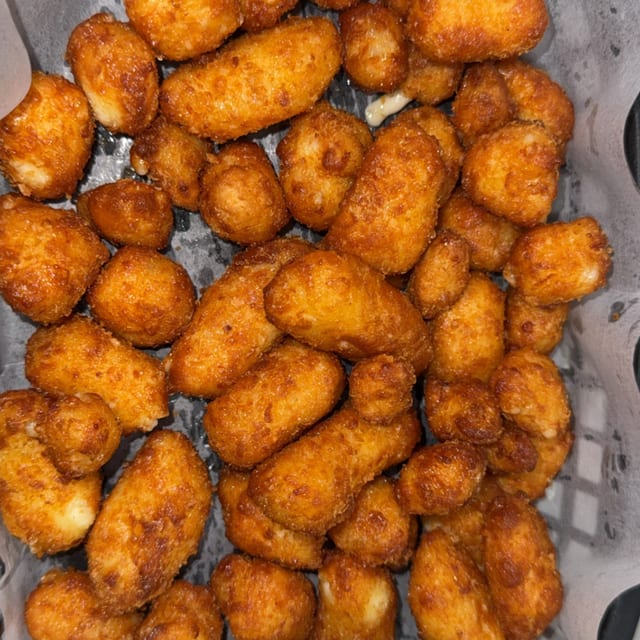 White Cheddar Cheese Curds.